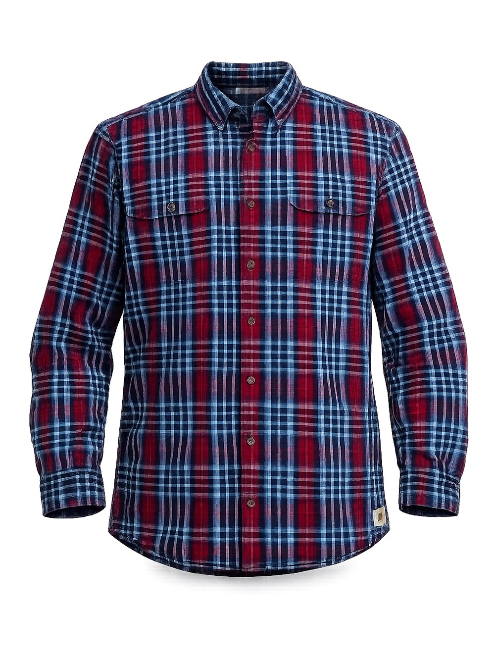 Carhartt Red and Blue Plaid Men's Shirt